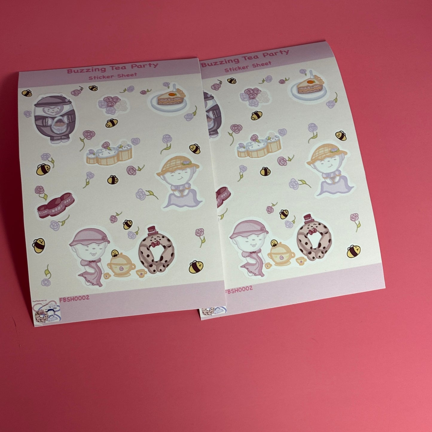 Tea Party Snacks (Sticker Sheet)