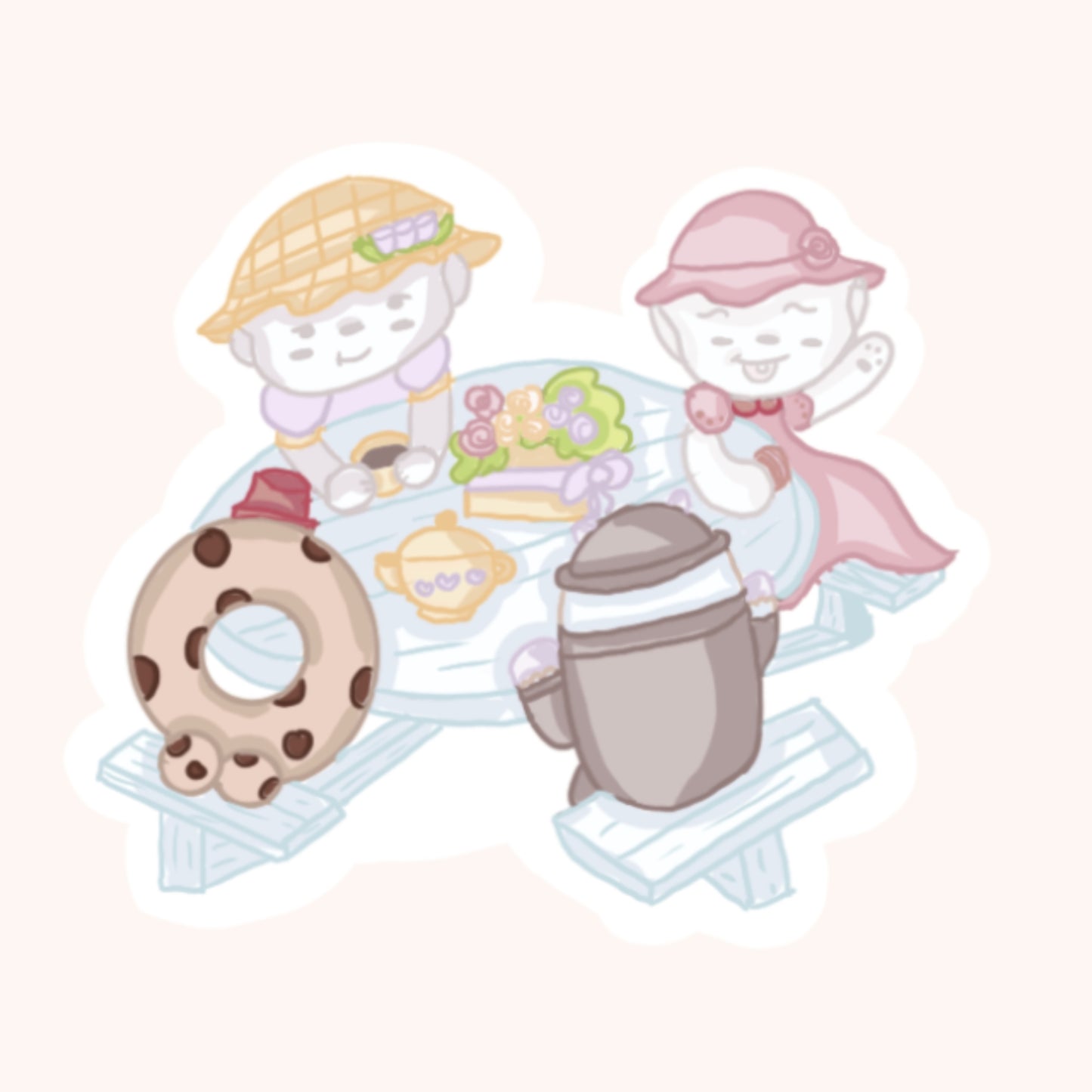 Tea Table (Sticker)